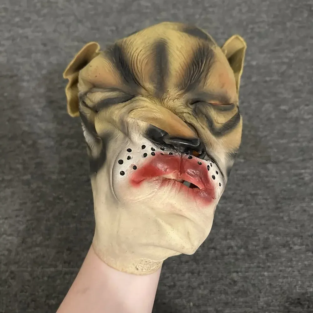 Vintage Rubber Tiger Animal Made In Sri Lanka Mask